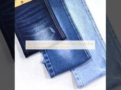 Conteggio di filati 7x10/70 Tissuto Stretch Peso pesante Blu scuro Stoffa denim 12,5 oz JSD3242