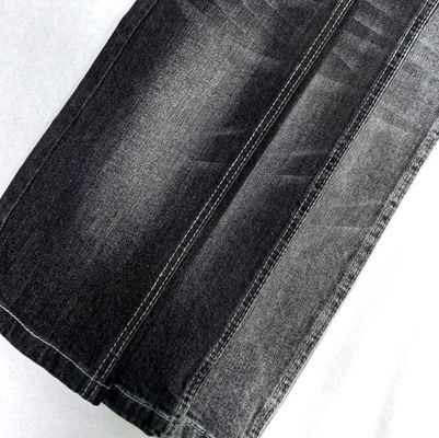 comprare 11.3oz di cotone nero Spandex tessuto denim per uomo jeans 160cm online manufacture