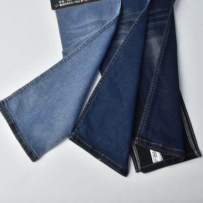 comprare Tessuto 8,6 oz Poliestere di cotone Spandex Denim Stretch Denim Materiale Blu scuro online manufacture