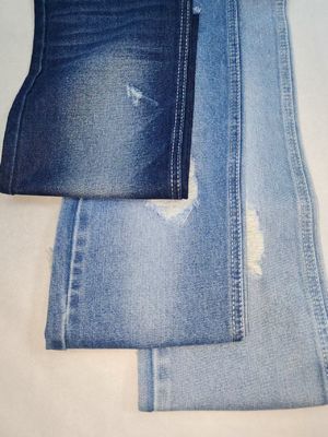 comprare 11.4oz Peso pesante di cotone poliestere INDIGO INDICO denim tessuto con 10 + 10 * 7 costruzione JSD3243 per jeans online manufacture