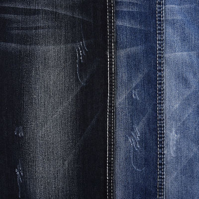 comprare Spandex Stretch Dark Blue Denim Fabric 9.3 Oz JX767-3 Con Riduzione W 10-11% E Conteggio di Filati 8 7.5SB*10/40D 75D online manufacture
