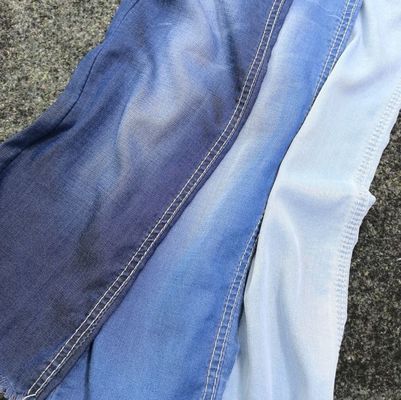 comprare 30*32/20 Conteggio filato Stretch Lyocell Blu scuro Plain Denim Fabric 4.8oz JSD2020 Filato Dipinto online manufacture