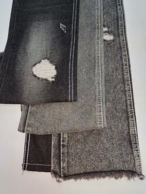 comprare Tessuto Denim Non Elastico 62% Cotone NERO/BIANCO con costruzione 10x7 per Jeans online manufacture