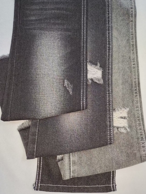 comprare Tessuto denim in misto cotone e poliestere da 9.8OZ  Non elastico, stile TWILL NERO/NERO Per jeans alla moda online manufacture