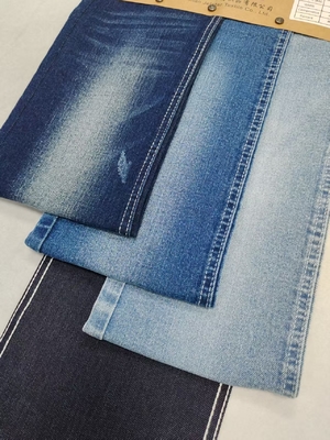 comprare Tessuto denim in cotone, poliestere e spandex, stile TWILL, altamente elasticizzato JSD3320 per jeans alla moda online manufacture