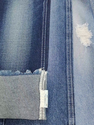 comprare 73% di cotone INDIGO scuro denim non stretch tessuto TWILL stile JSD3135R per abbigliamento da donna jeans online manufacture