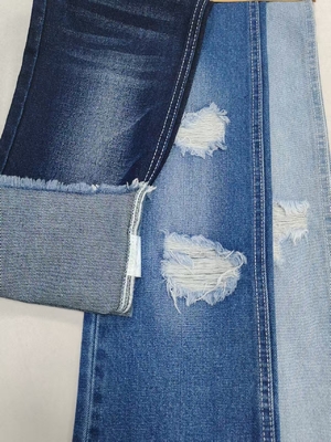 comprare 90% cotone scuro indigo denim tessuto 12,7 oz 7 * 7 costruzione per uomo jeans online manufacture