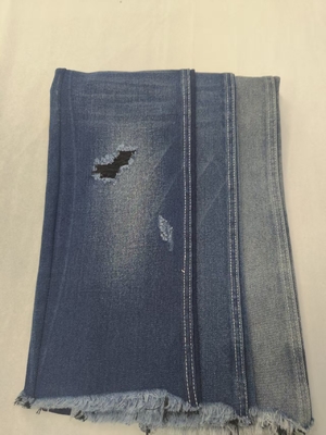 comprare 65% Cotone 12.2oz Cotone Rayon Dark Indigo Tessuto Denim 180cm 10x7 JSD3076B-B online manufacture