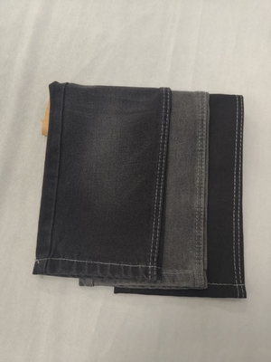 comprare 65% Cotone 12.2oz Cotone Rayon Poliestere Nero 180cm Tessuto Denim 7x7 JSD3085 online manufacture