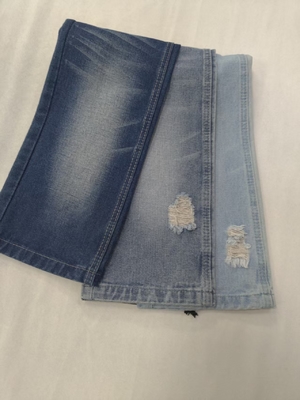 comprare 10.7oz di cotone respirabile viscoso poliestere scuro indigo 180cm tessuto denim non allungato 10x7 JSD3075-1 online manufacture