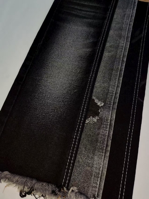 comprare Tessuto Denim in Cotone Poliestere Super Morbido NERO/NERO 14.2oz A606A per abbigliamento jeans Denim all'ingrosso online manufacture