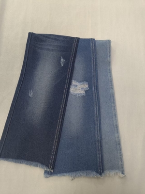comprare 80% cotone non elastico cotone poliestere viscoso scuro indigo 180 cm tessuto denim 10*7 JSD3198-1 online manufacture
