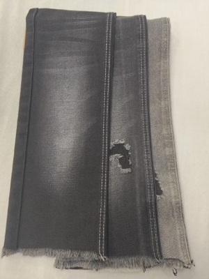 comprare 13 oz Non elastico Poliestere di cotone Rayon NERO/NERO 180 cm Tessuto denim 8x6 JSD3218A online manufacture