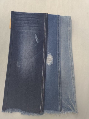 comprare 9.3oz Non elastico Poliestere di cotone blu scuro 178-180cm Tessuto denim 10x10 JSD3229 online manufacture