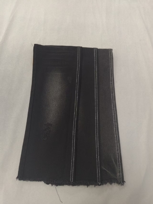 comprare 9.4oz senza allungamento Poliestere di cotone NERO/NERO 180cm Tessuto denim 12+12×12 JSD3239A online manufacture