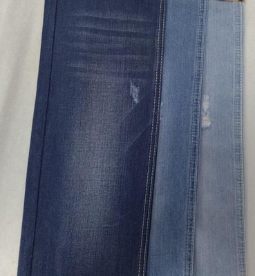 comprare Peso medio Non elastico Poliestere di cotone Rayon DARK INDIGO Tessuto denim JSD3337 per jeans di moda online manufacture