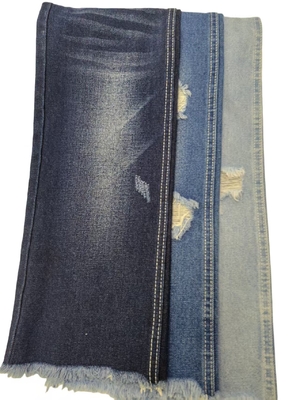 comprare Alta qualità 90% cotone non allungato cotone poliestere Rayon DARK INDIGO 7*7 tessuto denim JSD3359 per jeans di moda online manufacture