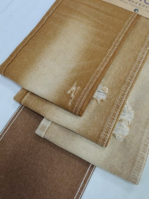 comprare Colore KHAKI Stoffa di denim in stile twill destro tessuta con 10 * 7 Costruzione JSD3022K per fidanzati jeans pantaloni donne online manufacture
