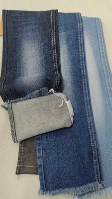 comprare 98% cotone 2% spandex 9,7 oz INDIGO scuro 7+7x8/30 tessuto elastico denim JSD3209 per jeans di moda online manufacture