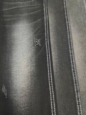 comprare 9.9oz Twill Stile Stretch debole Nero/Nero Tessuto Denim Con 180cm Larghezza Piena Per Jeans online manufacture