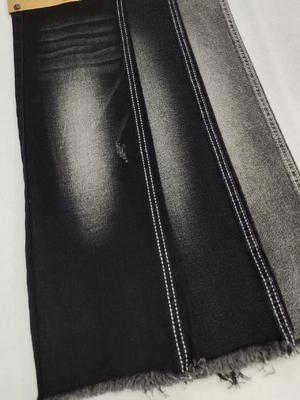comprare Tessuto denim NERO/NERO ad alta elasticità da 9,5 once con costruzione 10*16/40+16/70 JSD3338A per jeans e abbigliamento casual online manufacture