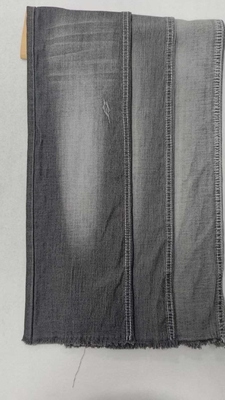 comprare Tessuto denim leggero 6.8oz NERO/BIANCO con larghezza totale 69/71