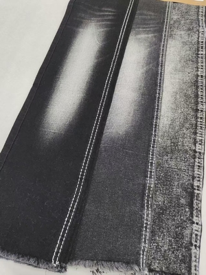 comprare Tessuto denim 68% cotone nero/nero stile twill 9.7oz con costruzione 10*21/70 per jeans online manufacture