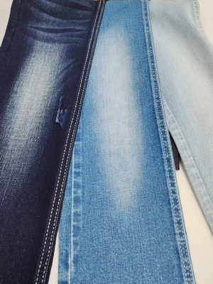 comprare Tessuto denim 8S con filato doppio ritorto Siro Cross Slub 85% cotone, alta percentuale di spandex, per jeans da donna online manufacture