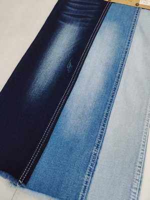 comprare Dual-Core Siro Yarn Cross Slub  85%Cotton Stretch Denim Fabric 12S For Jeans Or Coat online manufacture