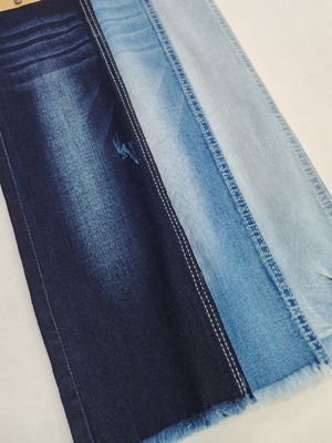 comprare Vendita in fabbrica di tessuto denim debole in spandex Siro Yarn Cross Slub da 8 once, costruzione 12+12*21/40 JSD3299 per jeans o cappotti in denim online manufacture