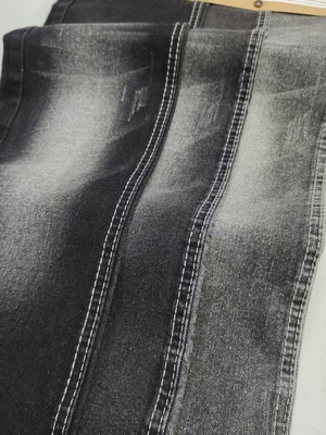 comprare Super-Soft Twill Stile NERO/NERO 11,2 oz Stretch Denim Tessuto 8*16/70 Costruzione Per Jeans online manufacture