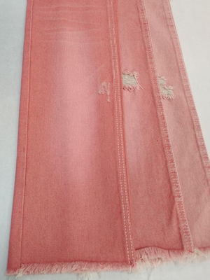 comprare Tessuto denim rosa intrecciato, stile twill sinistro, 10.6oz, con costruzione 10*7, per jeans da donna online manufacture