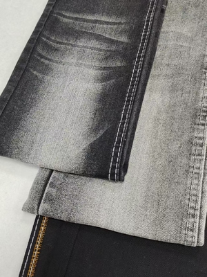 comprare 78% cotone 11,8 oz peso pesante Twill stile NERO/NERO alta estensione stoffa denim per uomo jeans online manufacture