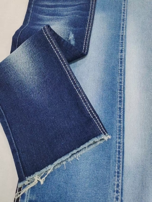comprare Resistente alla contrazione 3/1 Right Twill Dark Indigo High Stretch Denim Fabric 10oz For Jeans online manufacture