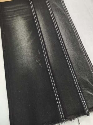 comprare Setta Nera 3/1 Giusto Twill Dark Indigo Alto Stretch 8S Tessuto Denim 11,5 oz Per Jeans online manufacture