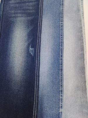 comprare High Stretch Dark Indigo Denim Fabric 12S 9.3oz For Woman Jeans online manufacture