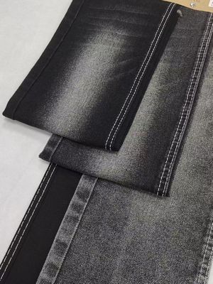 comprare 11.9OZ Twill Style BLACK/BLACK Denim Fabric weak stretch For boyfriend Jeans online manufacture