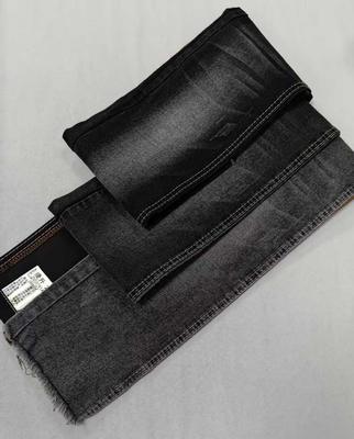 comprare Medium elastic 11.8oz Black/Black with full width 180cm construction 8*16/70 Denim fabric  JSD3191A for men jeans online manufacture