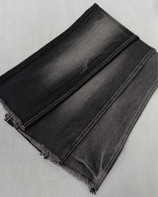 comprare Excellent11.2oz Black/Black with full width 180cm twill style Denim fabric  JSD3173A for men jeans online manufacture