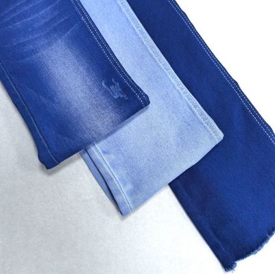 148-150cm Summer Sky Blue Satin Stretch Stoffa denim cotone 70% poliestere 28% spandex 2%
