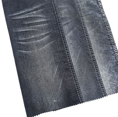 Colore nero ragazzo o uomo falso a maglia 8oz tessuto denim resistente alla contrazione 150cm