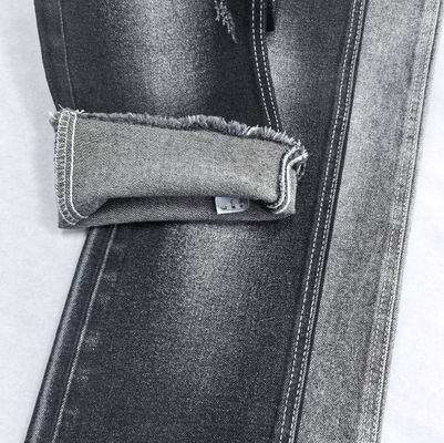 Nero 12,5 oz Tissu denim pesante per uomini Jeans 68%C 3%V 27%P 2%S