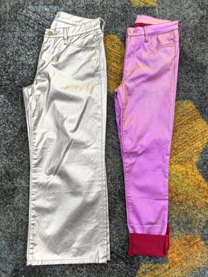 Moda colore brillante tessuto di denim stampato per uomini jeans 7.7OZ 57' 58'