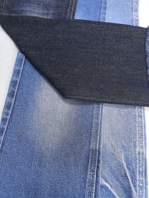 Tessuto di cotone spandex blu scuro denim 9.7oz