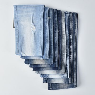 62' larghezza Stretch denim tessuto di cotone poliestere spandex QY017-1 9,5 once