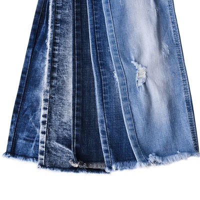 Poliestere resistente al restringimento Spandex Stretch cotone tessuto denim 9.9oz