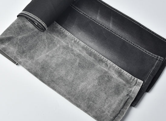 9.6 oz di cotone poliestere resistente al restringimento tessuto di denim stretch spandex