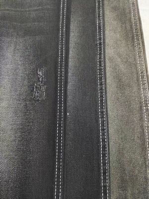 Poliestere di cotone Rayone NERO/NERO Tessuto denim con 10x10 costruzione JSD3086A 9.6oz