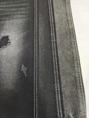 Super-morbido Peso pesante di cotone poliestere nero tessuto denim con 180 cm di larghezza completa JSD3172A 13oz