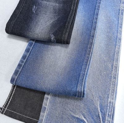 98% di cotone 2% di tessuto di denim spandex per la fabbricazione di magliette a sfera